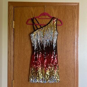 Adult Sequin Dance Costume